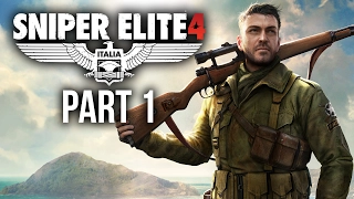 Sniper Elite 4 Walkthrough Part 1 - INTRO (Mission 1) 4K PS4 Pro Gameplay