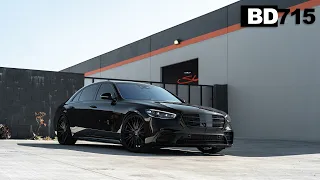 Elevated Class in all Black: The Mercedes S580 with BD-715 Wheels