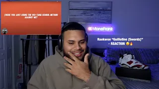 THEY WENT IN !! 😧🔥 - Raekwon "Guillotine (Swordz)" - REACTION