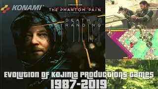 Evolution of Kojima Productions Games 1987-2019