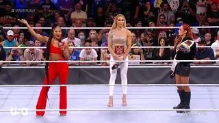 Becky Lynch, Charlotte Flair & Bianca Belair Confrontation