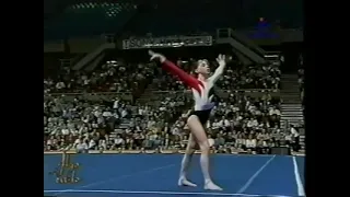 1998 Sagit Gymnastics World Cup Preliminaries - Unknown gymnast FX (Argentina TV)