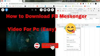 How to Download Fb Messenger Videos Without any Downloader in Pc (Easy)