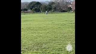 Eastbourne foot pursuit footage