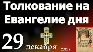 Толкование на Евангелие дня  29 декабря  2021 года