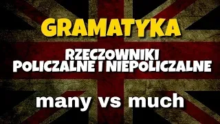 Rzeczowniki policzalne i niepoliczalne angielski gramatyka