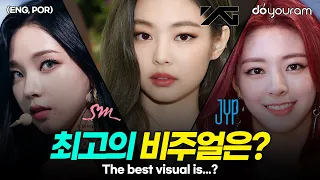 SM, JYP, and YG's family trees of female visual idols, Which company has your type?