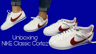 UNBOXING NIKE CLASSIC CORTEZ LEATHER SHOES ORIGINAL / NIKE Cortez Sneaker || NIKE Shoes ||