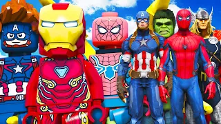 THE AVENGERS vs THE AVENGERS LEGO - Epic Superheroes Battle