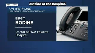 INTERVIEW: Roof damage at HCA Fawcett