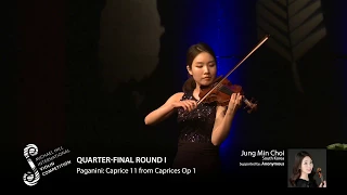 2017 Round #1 Competitor #2 J M Choi | Paganini: Caprice 11 from Caprices Op 1