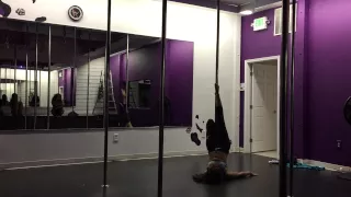 Breathe me by Sia a contemporary pole dancing routine