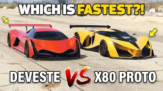 GTA 5 ONLINE - DEVESTE EIGHT VS X80 PROTO (WHICH IS FASTEST?)