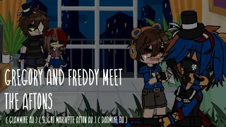 Gregory and Glamrock Freddy meet the Aftons | GlamDadMike AU | FNaFxMLB