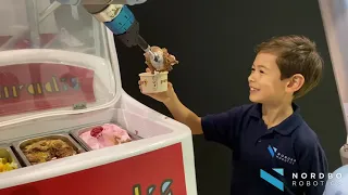 Mimic: Scooping ice cream with Paradis | Nordbo Robotics