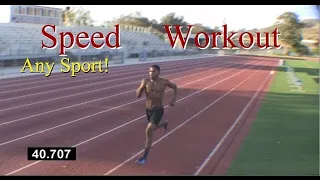 How to Run Faster: Speed Workout Any Sport !