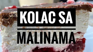 👌🏻 Kolac sa malinama i pudingom 👌🏻