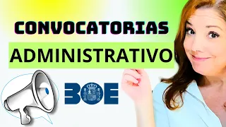 Convocatorias OPOSICIONES Administrativo