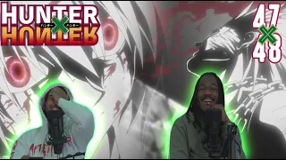 HUNTER X HUNTER EPISODE 47 & 48 REACTION | GOD MODE KURAPIKA