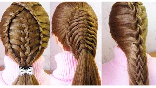 3 Easy Knotted Braids ❤️ How To Braid for Beginners ❤️ Hairstyles for Medium & Long Hair