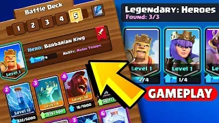 NEW MARCH UPDATE! 2 NEW HEROES with GAMEPLAY (NEW RARITY) | Clash Royale Concept