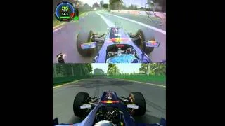 Comparsion Vettel vs Felipecs (Pole lap Australia 2011 - Formula 1)