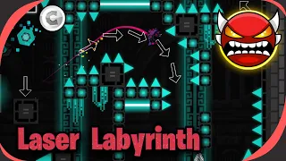 Laser Labyrinth (Insane Demon) (All Coins) - Geometry Dash 2.2