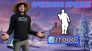 Spending 27,000+ V-Bucks in FORTNITE!!!!!! (Spending Spree #12)