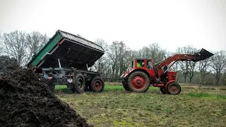 Belarus MTS 50 in der Festmistbergung