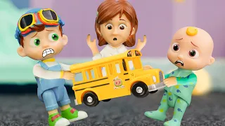 Please Don't Cry Song + The Boo Boo Song | CoComelon Toys Nursery Rhymes & Kids Songs