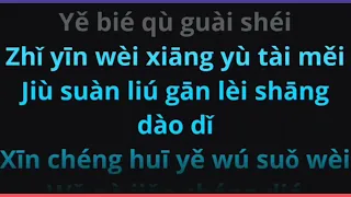 Yu Die 雨蝶 by Angela Ching 安祈爾 female karaoke