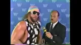 Macho Man Randy Savage Interview (07-18-1987)