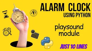 Alarm Clock using Python 🕧 ||  Python projects for beginners || Project maker