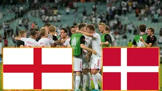 Denmark Euro 2020 | ENG - DEN | AI clones all players!