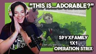 Lauren Reacts! Spy x Family 1x1 'Operation Strix' *This was unexpectedly adorable*