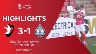 May Double Sends The Robins Through | Cheltenham Town 3-1 South Shields | Emirates FA Cup 2020-21