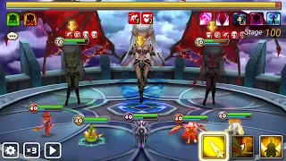 TOA 100 Lyrith farmable team - Summoners war ToA girl boss