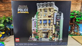 LEGO Modular Police Station 10278 Part 1🎧 Pure Build