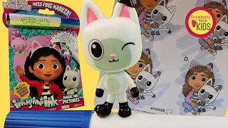 GABBY'S DOLLHOUSE Imagine Ink Coloring ACTIVITY BOOK & MAGIC MARKER 🌈🍓🥛 Pretend Play Musical Story