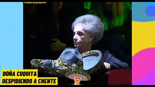 CUQUITA DESPIDE A VICENTE FERNÁNDEZ 😢📸