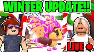 NEON CHOCOLATE CHIP BAT DRAGON in Adopt Me's Winter Update! *Roblox*