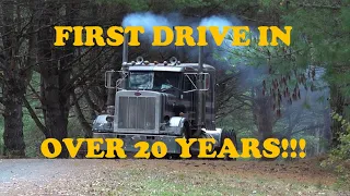 Cat 3408 Peterbilt first drive in over 20 years! FINALLY!