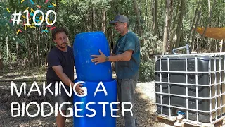 #100 Converting our food waste into cooking gas with this DIY biodigester