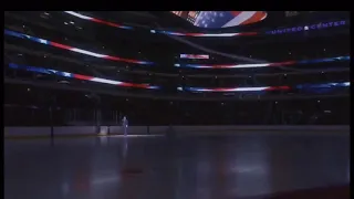 Jim Cornelison sings the USA National Anthem at the Blackhawks Game (2021)