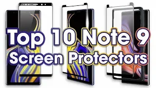 Top 10 Galaxy Note 9 Screen Protectors (Curved Plastic & Tempered Glass)!