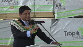 Fijian Acting Prime Minister announces Fiji Pine & Tropik bonus.