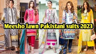 cotton dress material| Pakistani lawn suit | Meesho pakistani suits haul | latest dress material