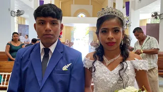 Boda de José Martin y Diana Leydi, en Santa Elena Mpio de San Marcos Gro, Mex.