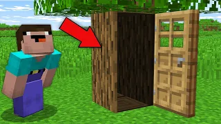 WHO LEFT OPEN THIS UNIQUE TREE PASSAGE IN MINECRAFT ! 100% TROLLING TRAP !