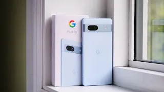 Sea Blue Google Pixel 7a Unboxing + What’s New? 🤔